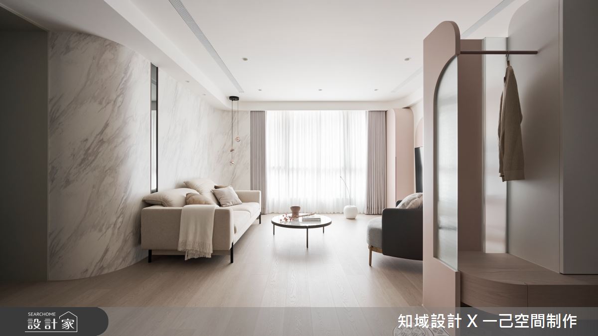 23坪中古屋(5~15年)＿北歐風玄關客廳案例圖片＿知域設計 X 一己空間制作＿知域_絮語之3