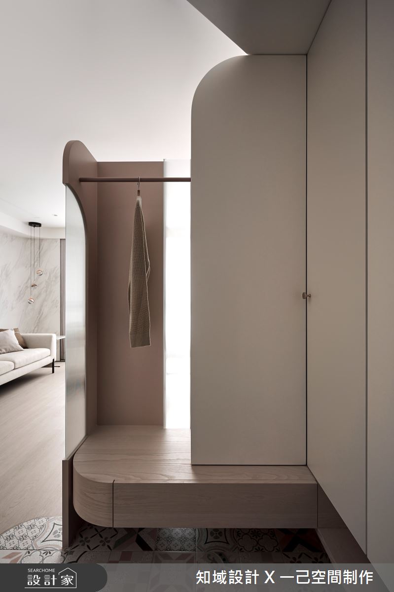 23坪中古屋(5~15年)＿北歐風玄關案例圖片＿知域設計 X 一己空間制作＿知域_絮語之1