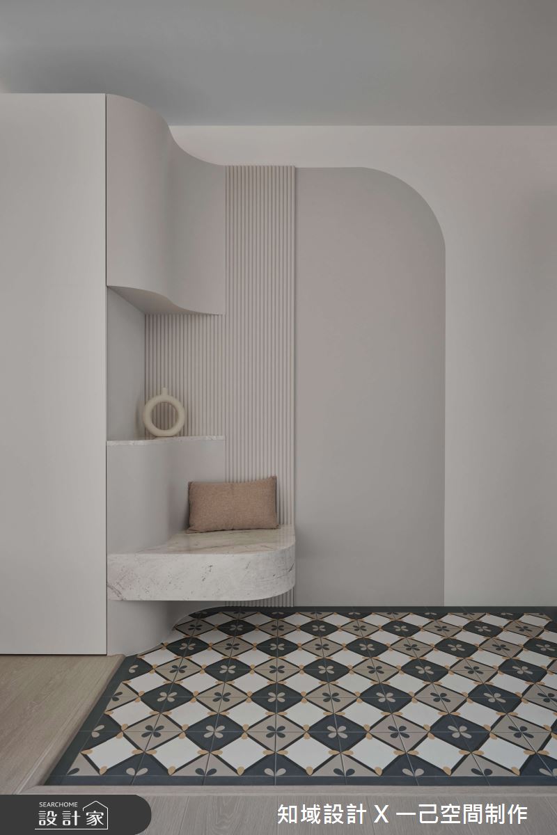 新成屋(5年以下)＿混搭風玄關案例圖片＿知域設計 X 一己空間制作＿知域_沓浪之3