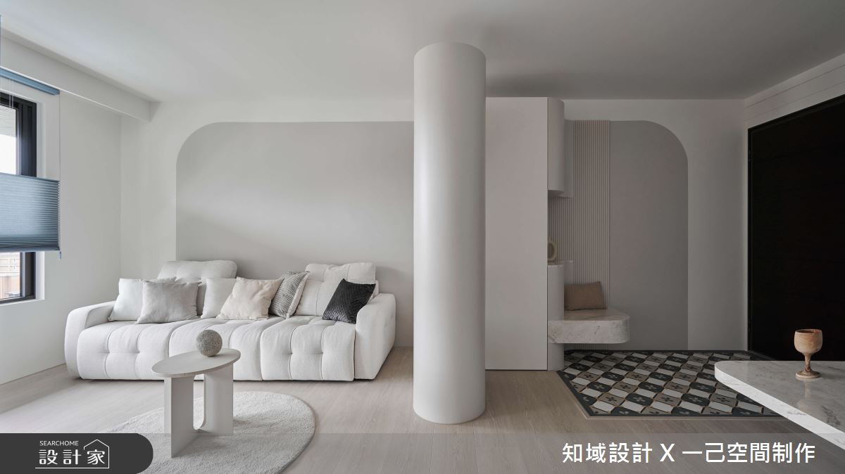 新成屋(5年以下)＿混搭風玄關客廳案例圖片＿知域設計 X 一己空間制作＿知域_沓浪之4