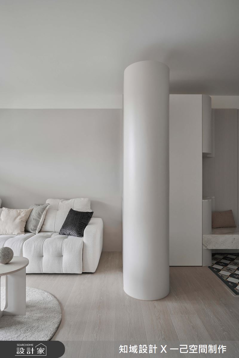 新成屋(5年以下)＿混搭風玄關客廳案例圖片＿知域設計 X 一己空間制作＿知域_沓浪之5