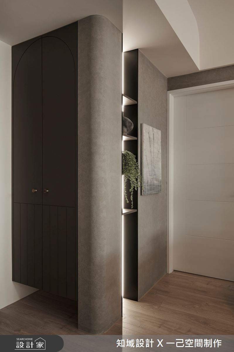 16坪中古屋(5~15年)＿北歐風玄關案例圖片＿知域設計 X 一己空間制作＿知域_漫調之6