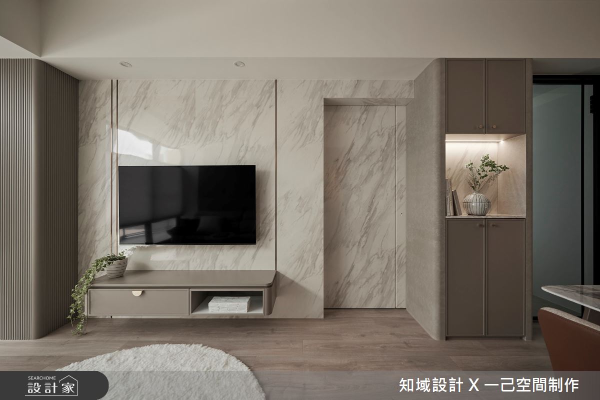 16坪中古屋(5~15年)＿北歐風客廳案例圖片＿知域設計 X 一己空間制作＿知域_漫調之1