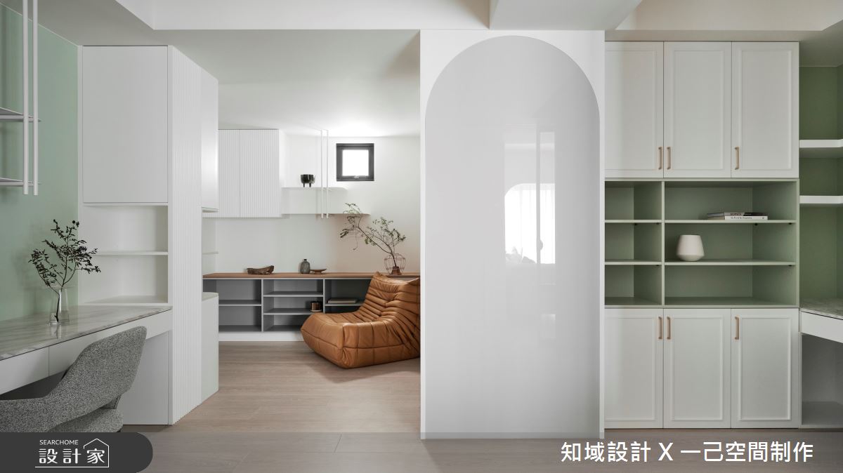 73坪中古屋(5~15年)＿混搭風書房工作區多功能室案例圖片＿知域設計 X 一己空間制作＿知域_時茪之12
