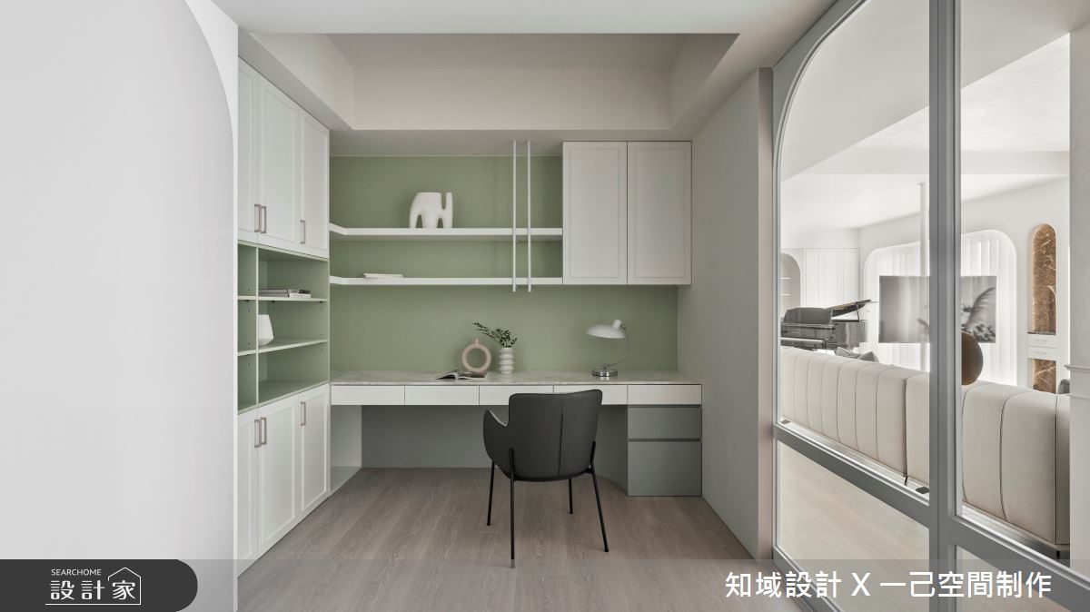 73坪中古屋(5~15年)＿混搭風書房工作區案例圖片＿知域設計 X 一己空間制作＿知域_時茪之14