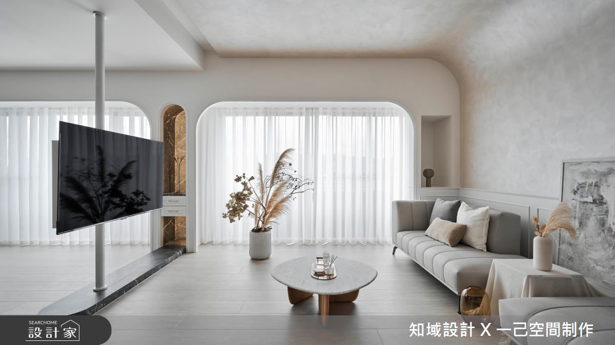 73坪中古屋(5~15年)＿混搭風客廳案例圖片＿知域設計 X 一己空間制作＿知域_時茪之9