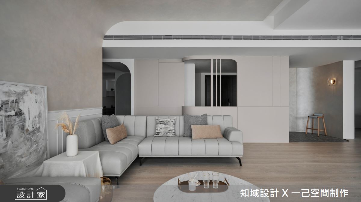 73坪中古屋(5~15年)＿混搭風客廳案例圖片＿知域設計 X 一己空間制作＿知域_時茪之7