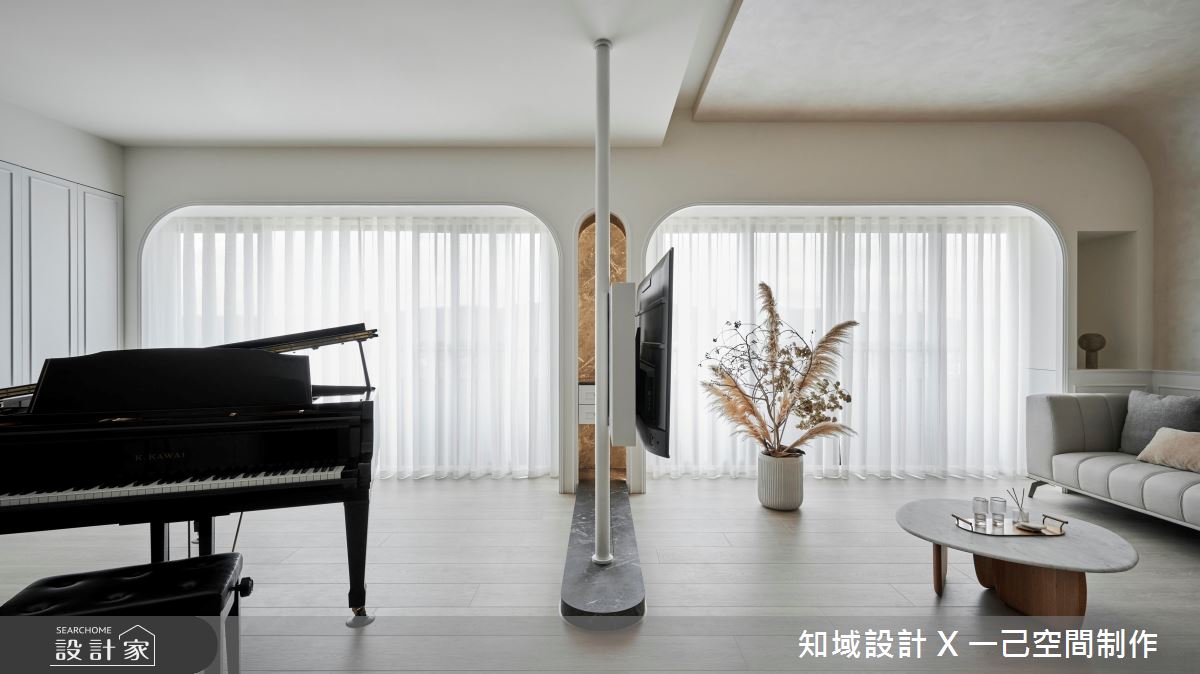 73坪中古屋(5~15年)＿混搭風客廳案例圖片＿知域設計 X 一己空間制作＿知域_時茪之8