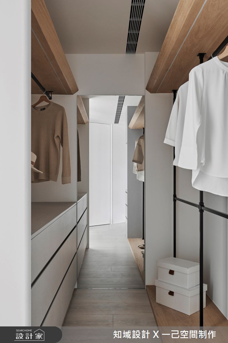 73坪中古屋(5~15年)＿混搭風更衣間案例圖片＿知域設計 X 一己空間制作＿知域_時茪之33