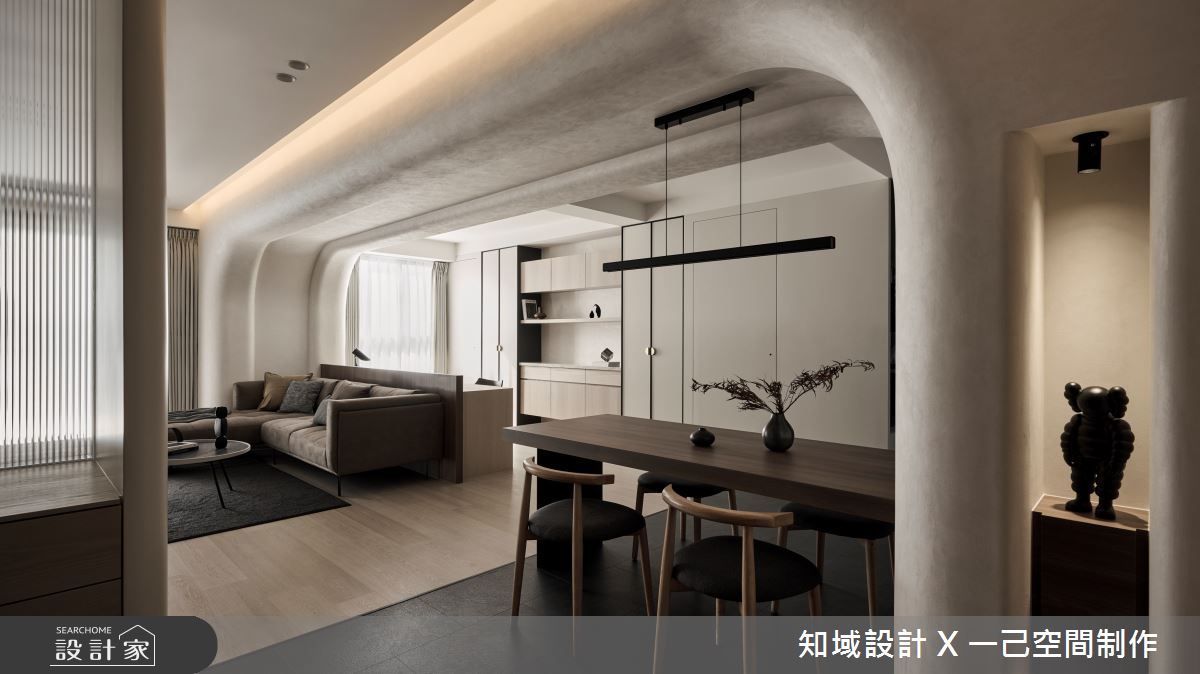 31坪中古屋(5~15年)＿現代風客廳餐廳案例圖片＿知域設計 X 一己空間制作＿一己_築之3