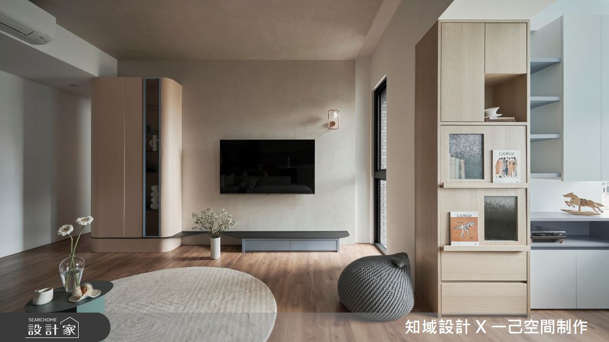 25坪新成屋(5年以下)＿北歐風客廳案例圖片＿知域設計 X 一己空間制作＿知域_韶曦之5