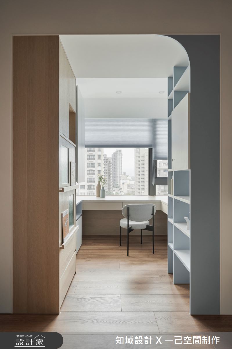 25坪新成屋(5年以下)＿北歐風書房工作區案例圖片＿知域設計 X 一己空間制作＿知域_韶曦之6