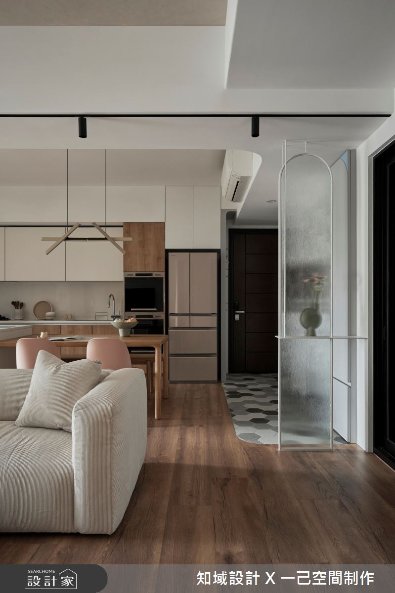 25坪新成屋(5年以下)＿北歐風玄關客廳餐廳案例圖片＿知域設計 X 一己空間制作＿知域_韶曦之9