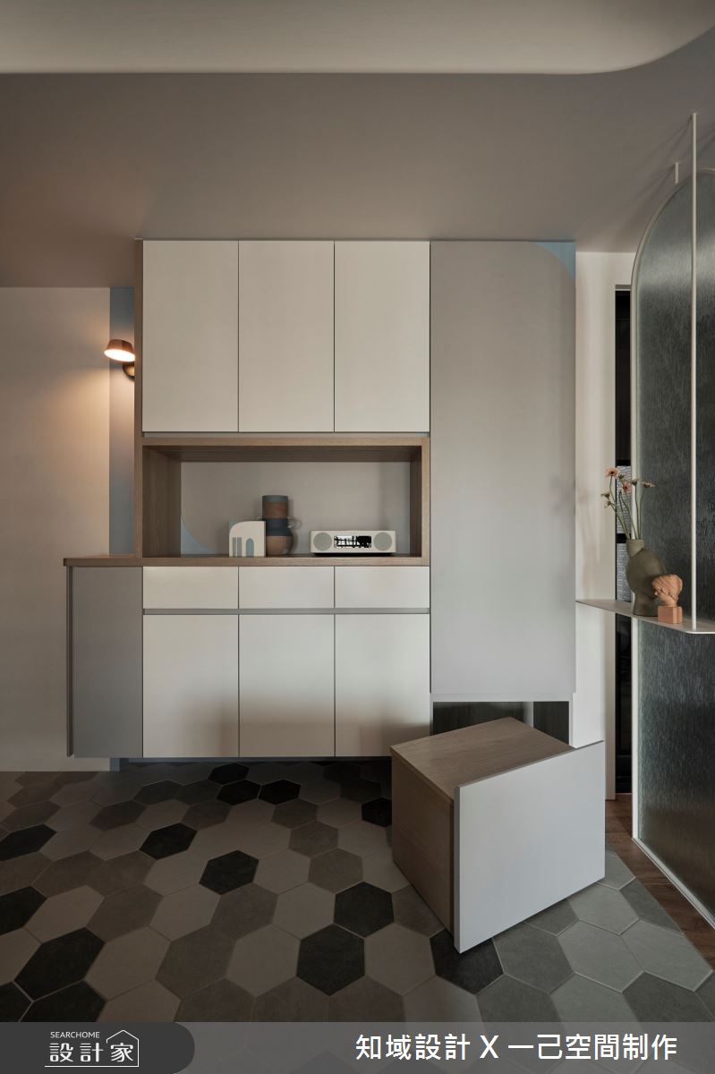 25坪新成屋(5年以下)＿北歐風玄關案例圖片＿知域設計 X 一己空間制作＿知域_韶曦之14