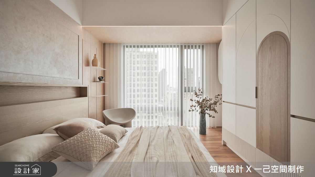 25坪新成屋(5年以下)＿北歐風臥室案例圖片＿知域設計 X 一己空間制作＿知域_韶曦之18