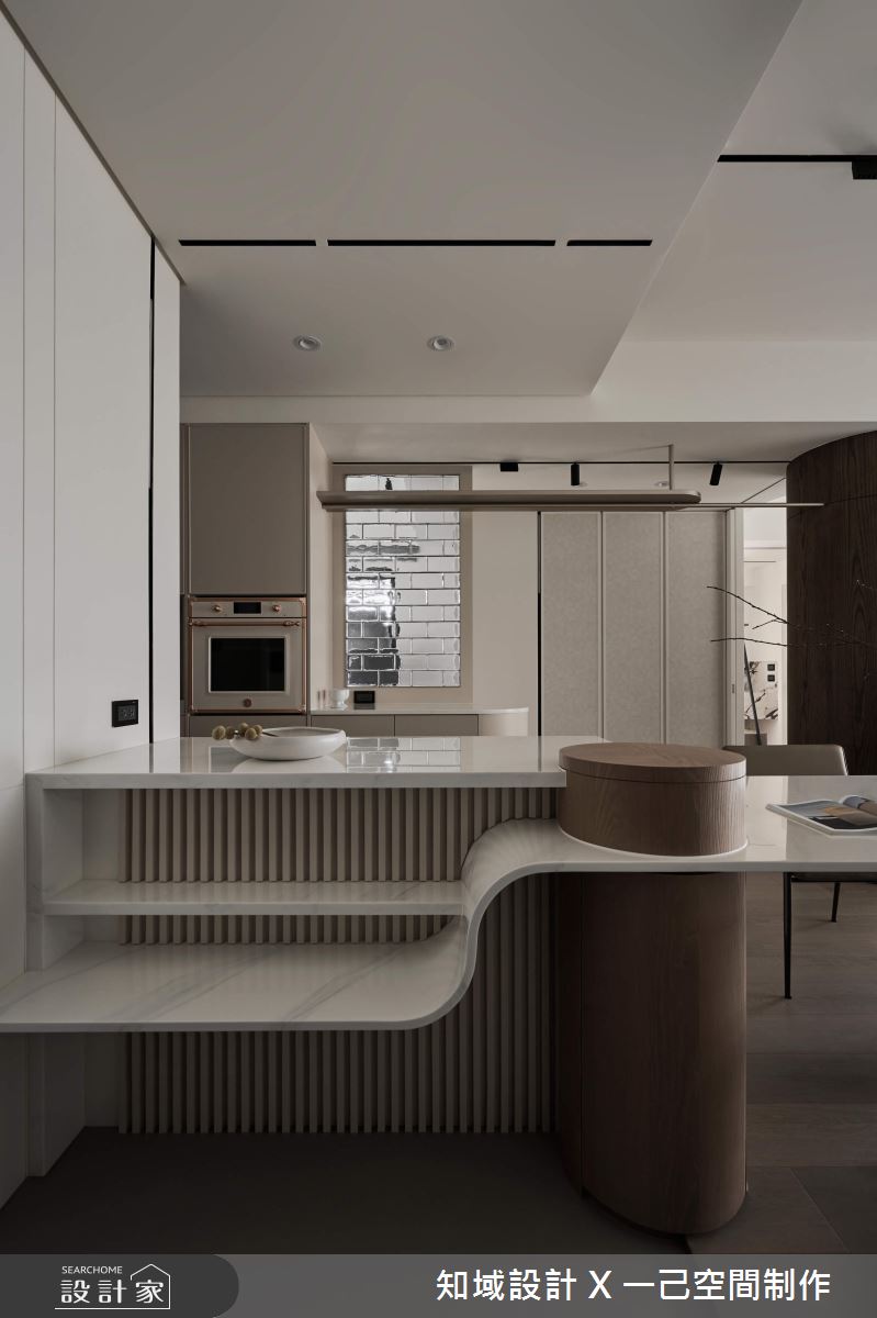 20坪新成屋(5年以下)＿混搭風餐廳中島案例圖片＿知域設計 X 一己空間制作＿一己_霏之1