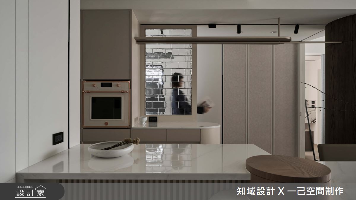 20坪新成屋(5年以下)＿混搭風餐廳中島案例圖片＿知域設計 X 一己空間制作＿一己_霏之2