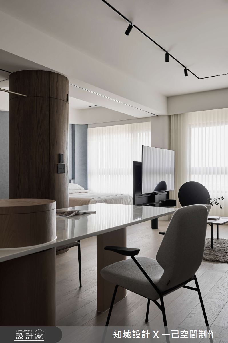 20坪新成屋(5年以下)＿混搭風客廳餐廳案例圖片＿知域設計 X 一己空間制作＿一己_霏之3