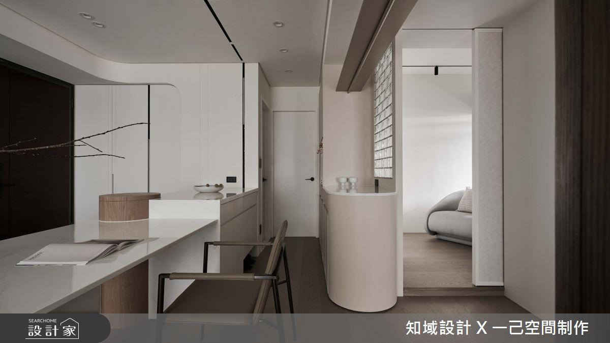 20坪新成屋(5年以下)＿混搭風餐廳臥室中島案例圖片＿知域設計 X 一己空間制作＿一己_霏之14