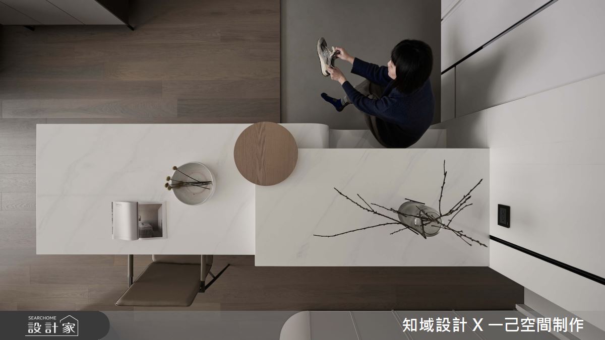 20坪新成屋(5年以下)＿混搭風餐廳中島案例圖片＿知域設計 X 一己空間制作＿一己_霏之20