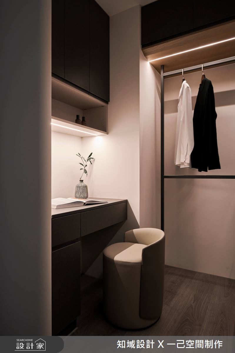 40坪老屋(31~40年)＿北歐風更衣間案例圖片＿知域設計 X 一己空間制作＿知域_玥之18