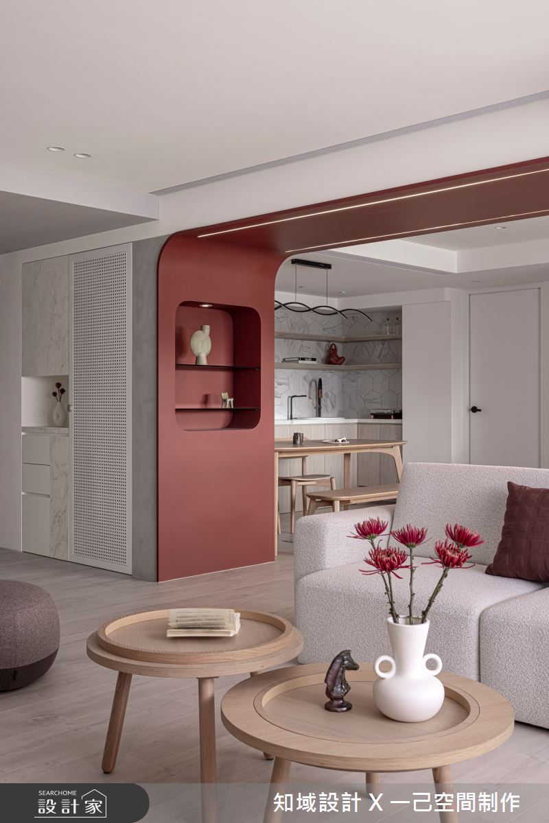 40坪老屋(16~30年)＿現代風客廳餐廳案例圖片＿知域設計 X 一己空間制作＿知域_嫣之2
