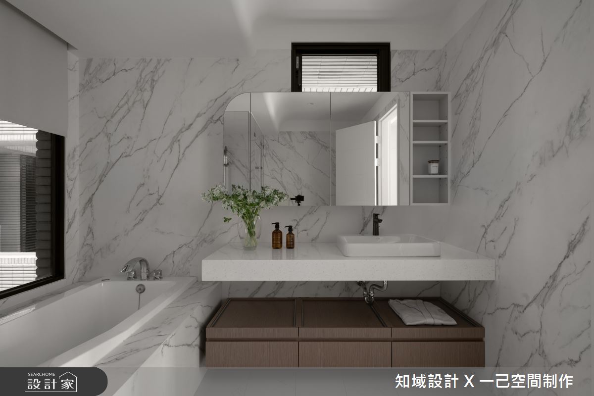 31坪中古屋(5~15年)＿北歐風浴室案例圖片＿知域設計 X 一己空間制作＿知域_冉冉之19
