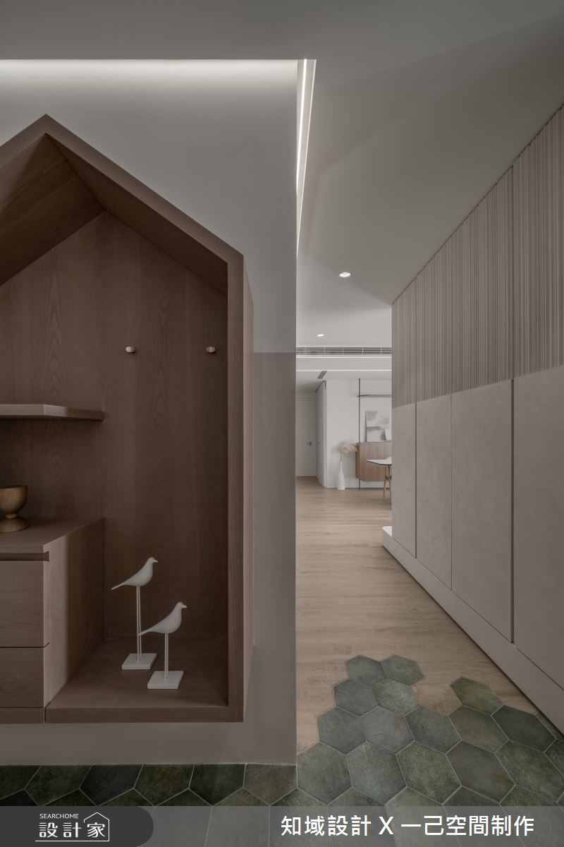 31坪中古屋(5~15年)＿北歐風玄關案例圖片＿知域設計 X 一己空間制作＿知域_冉冉之2