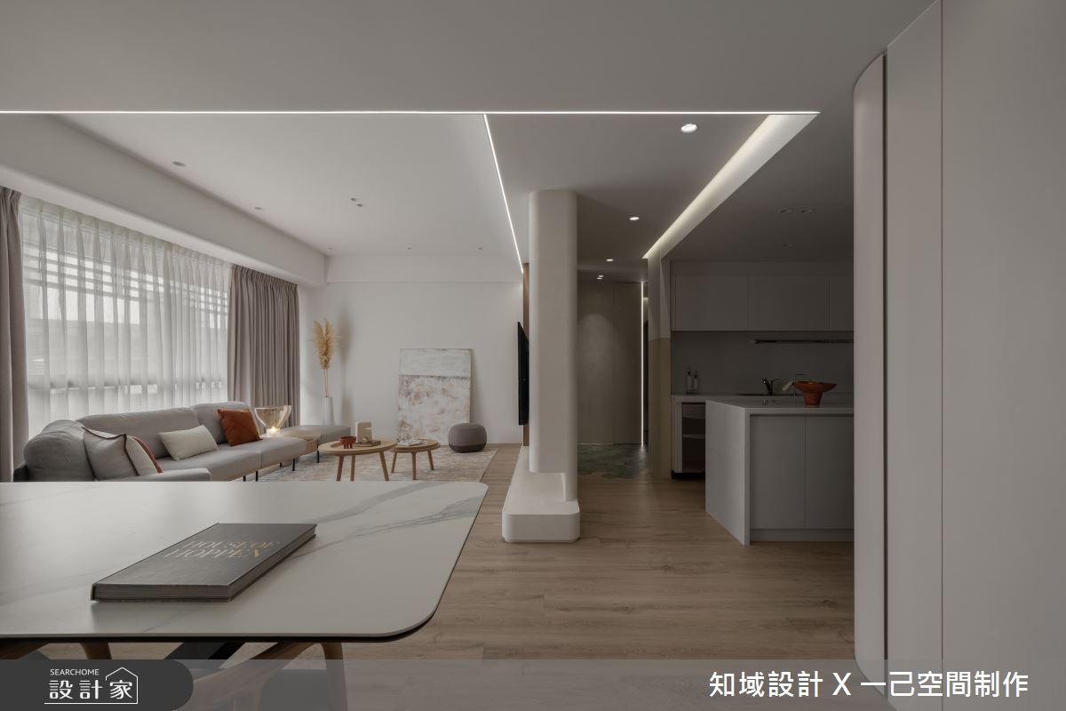31坪中古屋(5~15年)＿北歐風玄關客廳餐廳廚房案例圖片＿知域設計 X 一己空間制作＿知域_冉冉之5