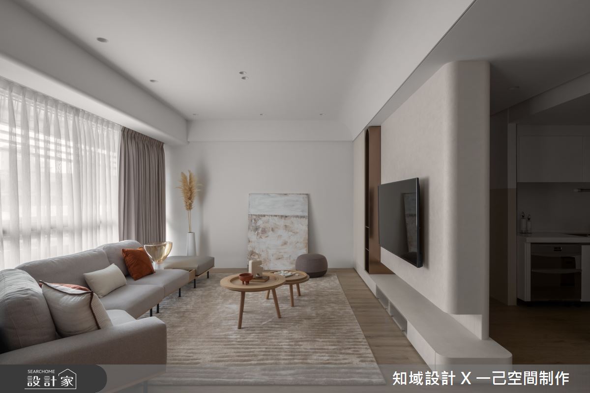 31坪中古屋(5~15年)＿北歐風客廳案例圖片＿知域設計 X 一己空間制作＿知域_冉冉之6