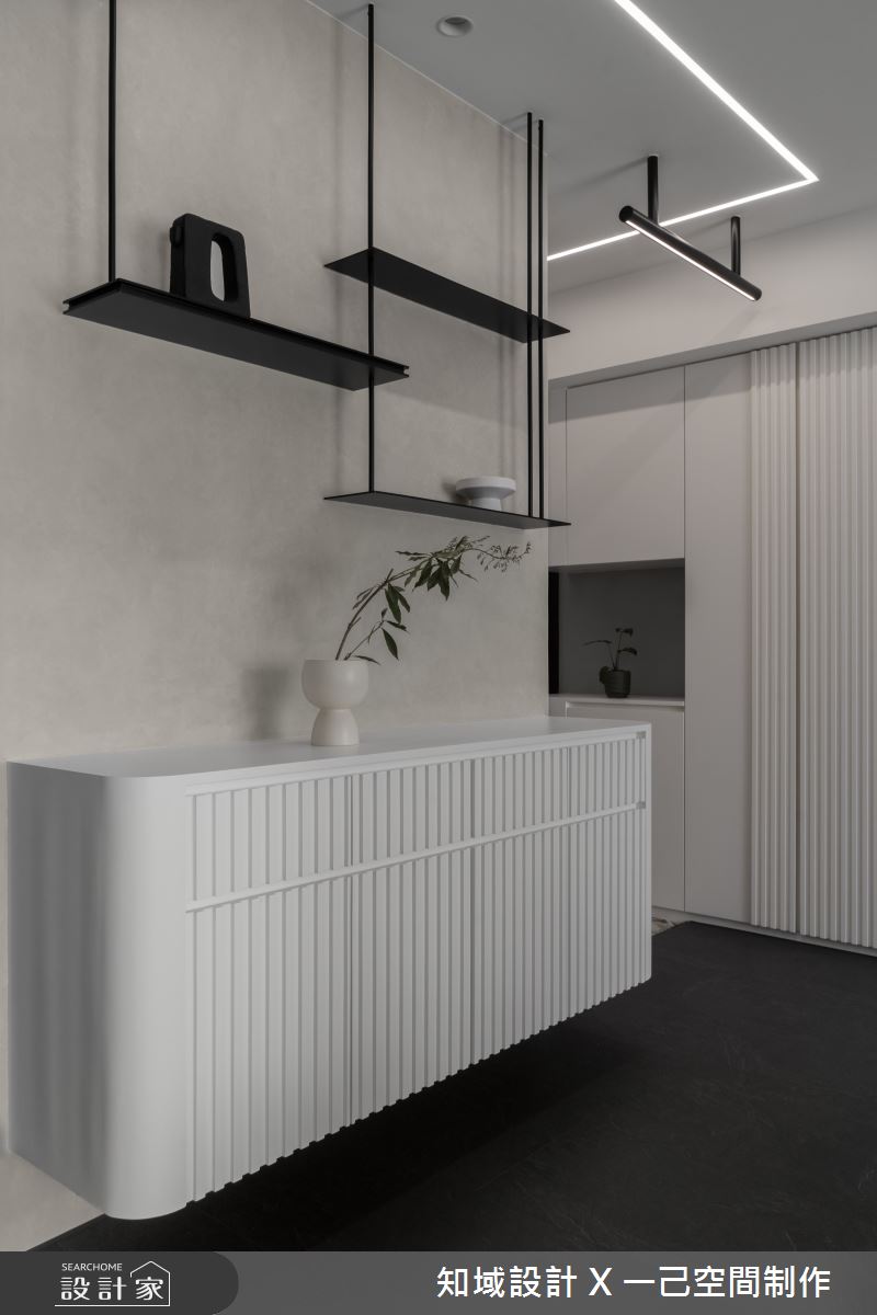 18坪新成屋(5年以下)＿現代風玄關案例圖片＿知域設計 X 一己空間制作＿一己_黛之5