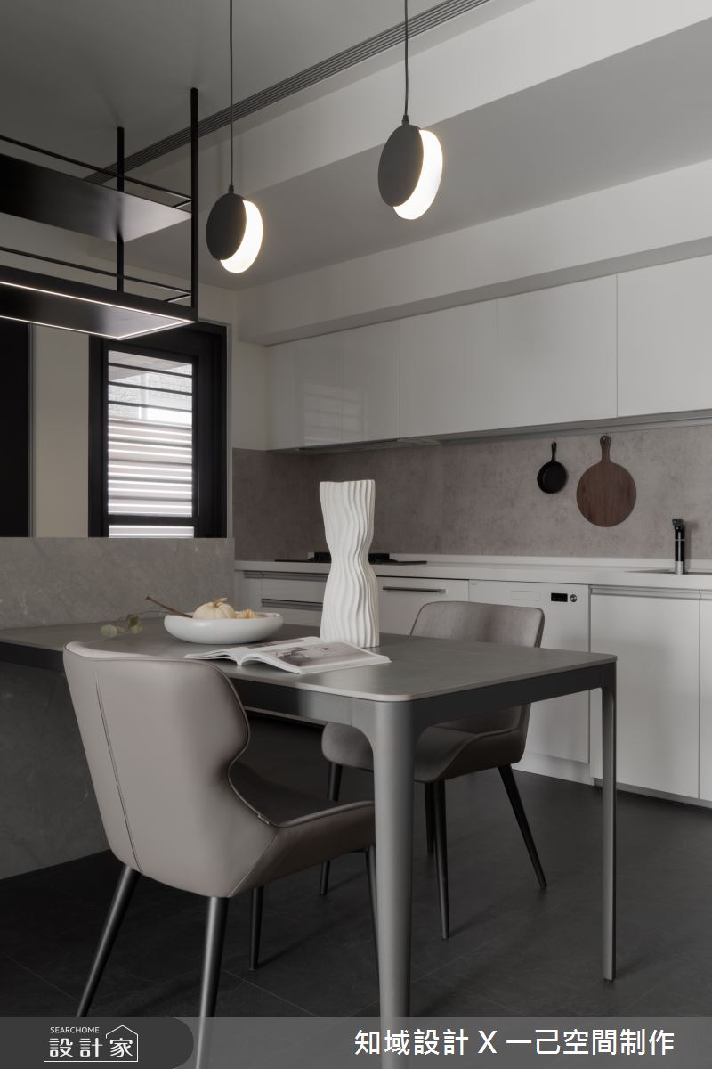 18坪新成屋(5年以下)＿現代風餐廳廚房案例圖片＿知域設計 X 一己空間制作＿一己_黛之13