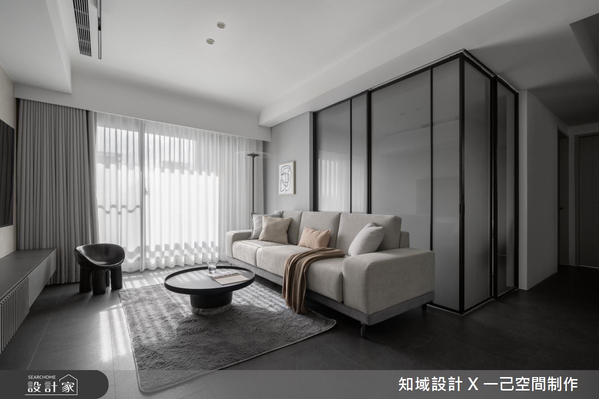 18坪新成屋(5年以下)＿現代風客廳案例圖片＿知域設計 X 一己空間制作＿一己_黛之8