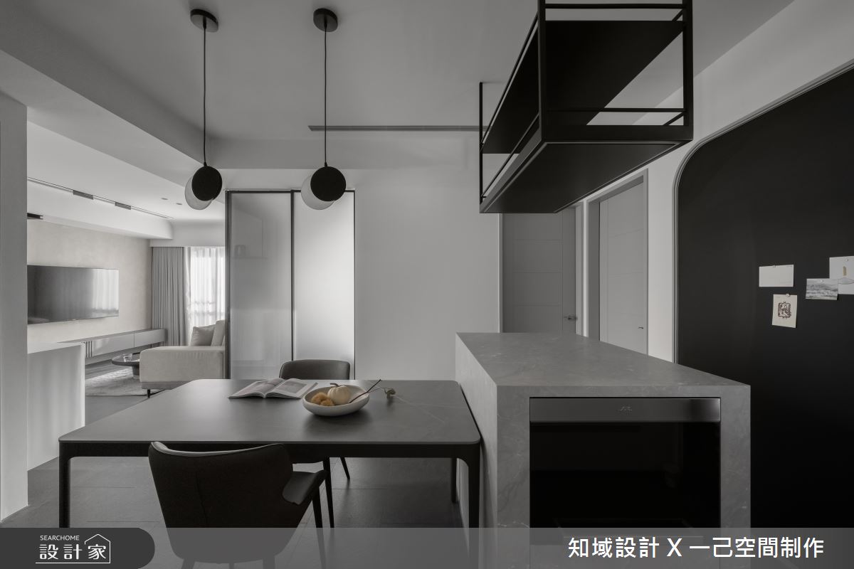 18坪新成屋(5年以下)＿現代風餐廳中島案例圖片＿知域設計 X 一己空間制作＿一己_黛之15