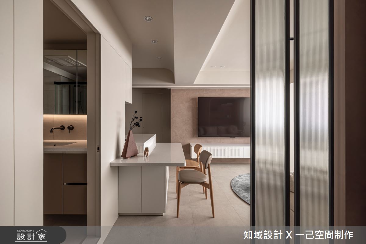 22坪老屋(31~40年)＿北歐風玄關客廳餐廳浴室案例圖片＿知域設計 X 一己空間制作＿知域_晗之4