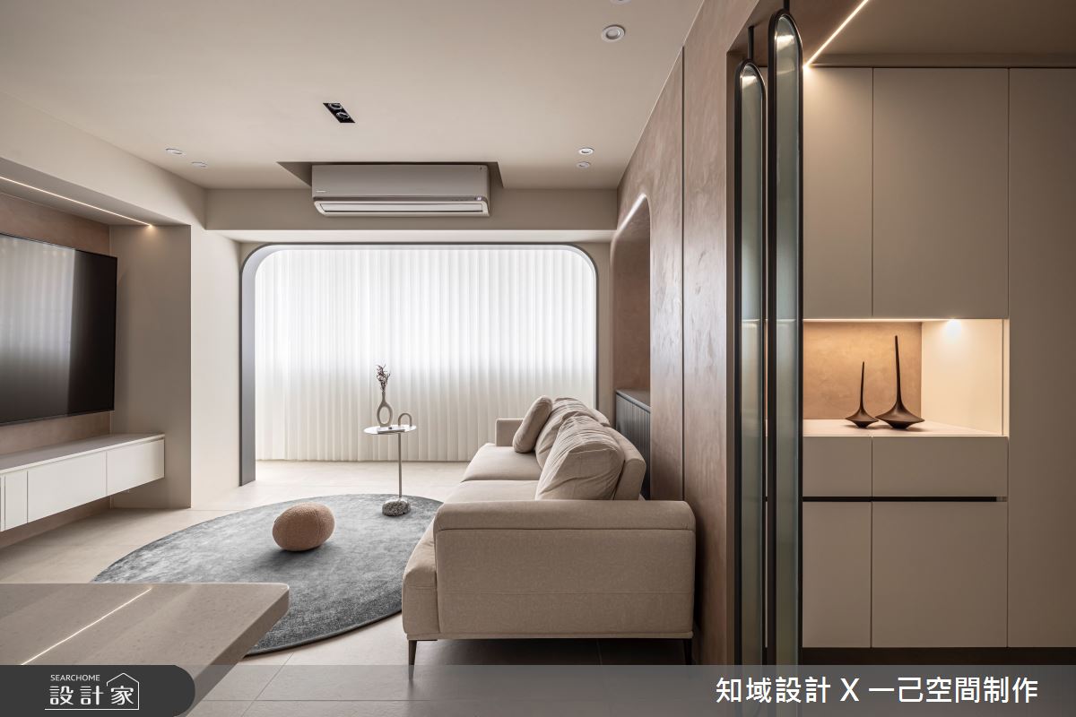 22坪老屋(31~40年)＿北歐風玄關客廳案例圖片＿知域設計 X 一己空間制作＿知域_晗之6