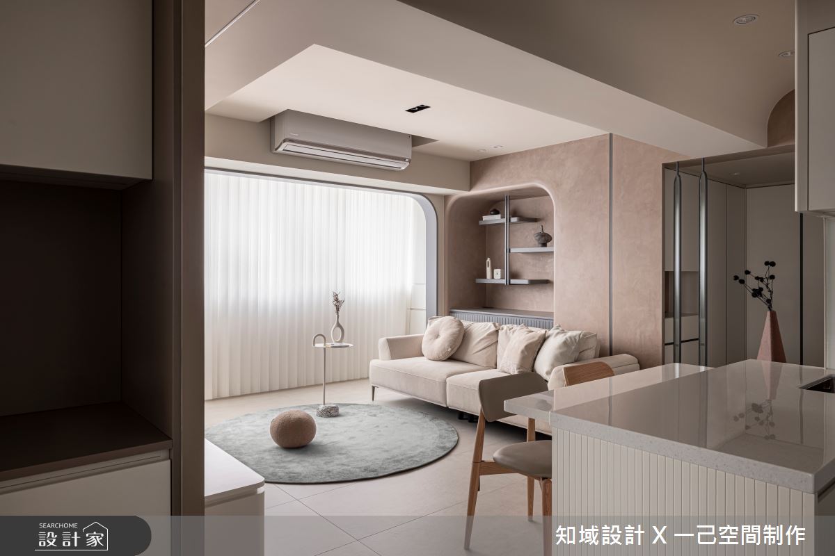 22坪老屋(31~40年)＿北歐風客廳餐廳中島案例圖片＿知域設計 X 一己空間制作＿知域_晗之14