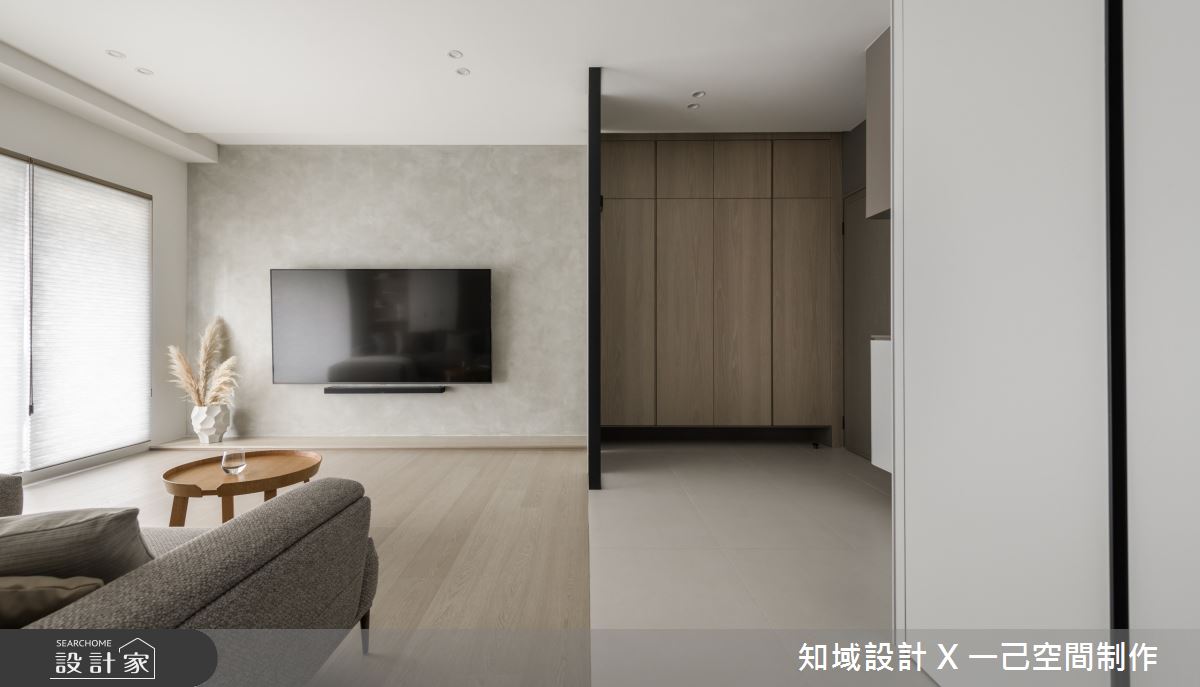 25坪新成屋(5年以下)＿混搭風玄關客廳案例圖片＿知域設計 X 一己空間制作＿知域_昀之10