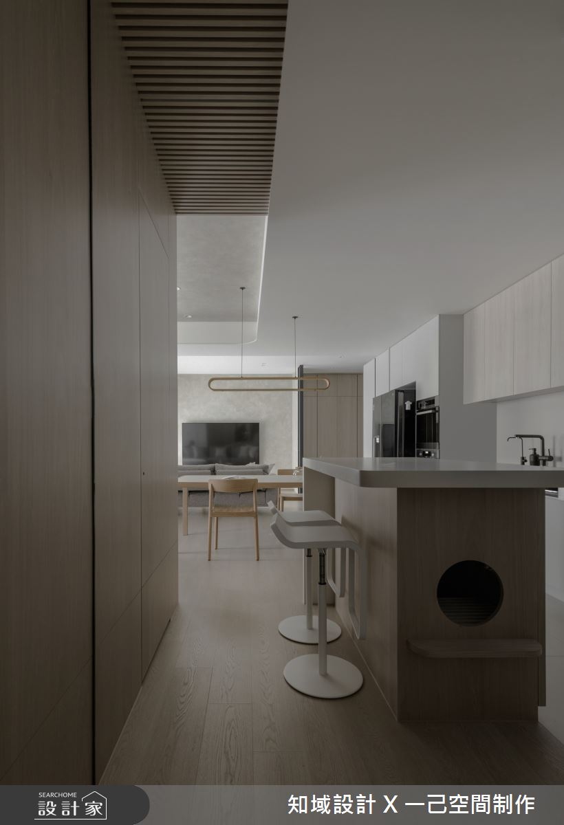25坪新成屋(5年以下)＿混搭風客廳餐廳吧檯寵物案例圖片＿知域設計 X 一己空間制作＿知域_昀之12