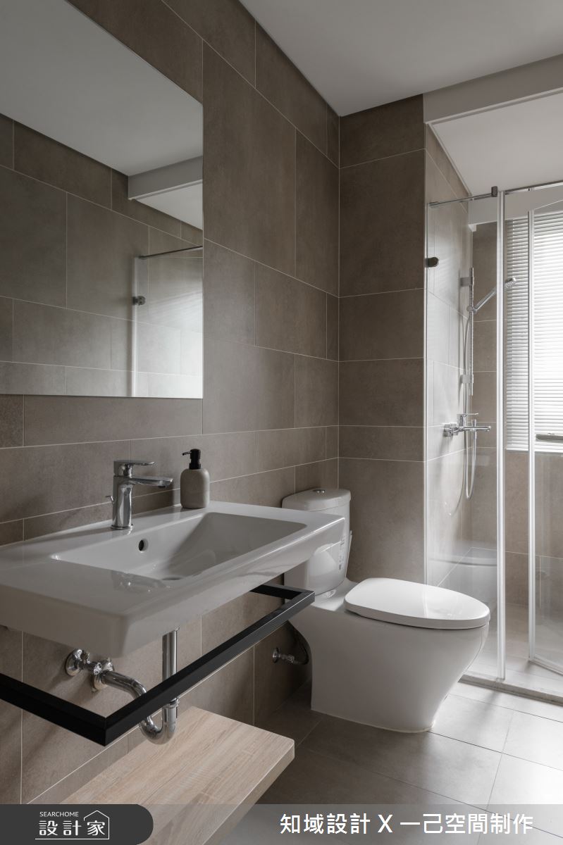 25坪新成屋(5年以下)＿混搭風浴室案例圖片＿知域設計 X 一己空間制作＿知域_昀之16