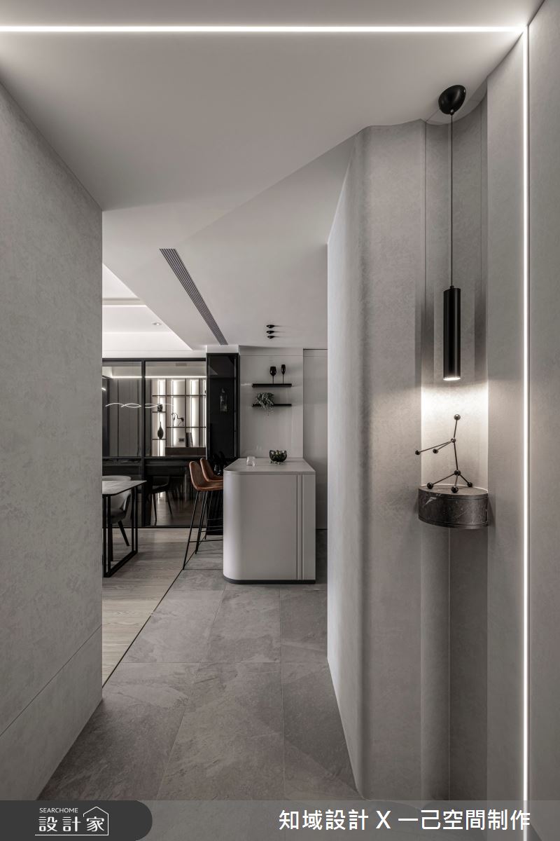21坪新成屋(5年以下)＿混搭風玄關餐廳案例圖片＿知域設計 X 一己空間制作＿一己_彼時之2