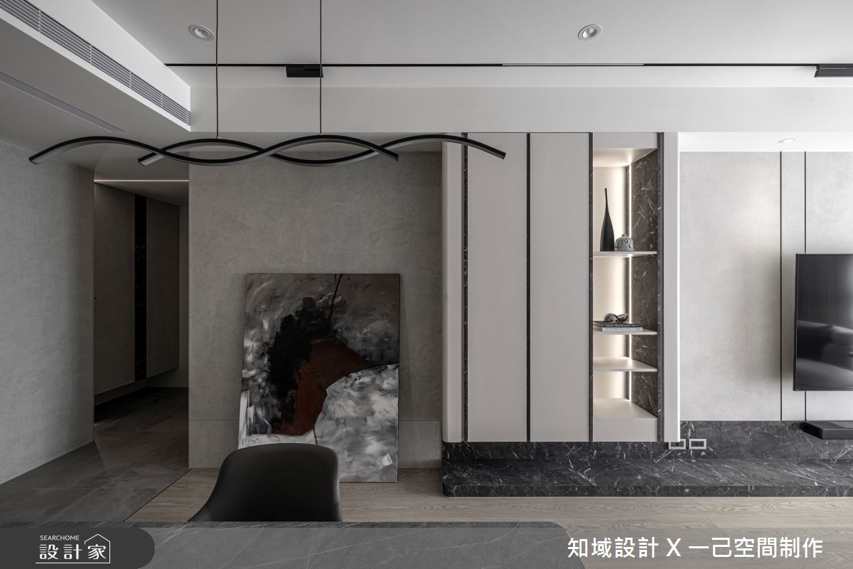 21坪新成屋(5年以下)＿混搭風客廳案例圖片＿知域設計 X 一己空間制作＿一己_彼時之5