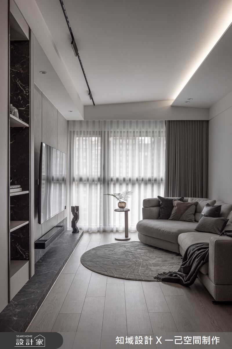 21坪新成屋(5年以下)＿混搭風客廳案例圖片＿知域設計 X 一己空間制作＿一己_彼時之8