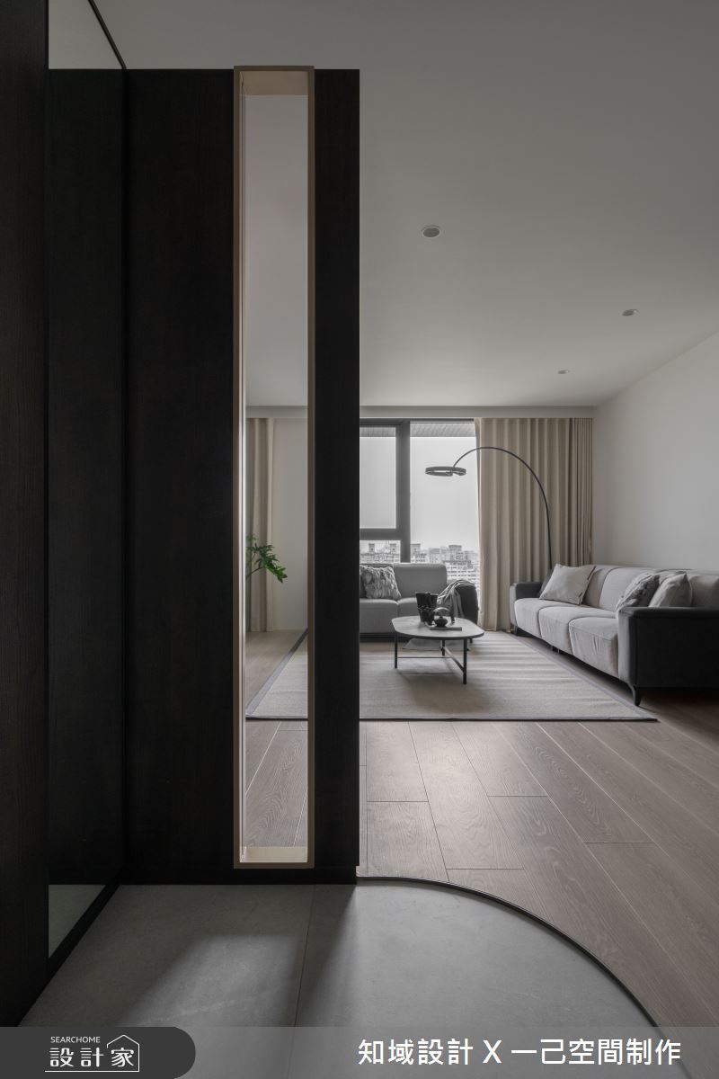 25坪新成屋(5年以下)＿現代風玄關客廳案例圖片＿知域設計 X 一己空間制作＿一己_玹之2