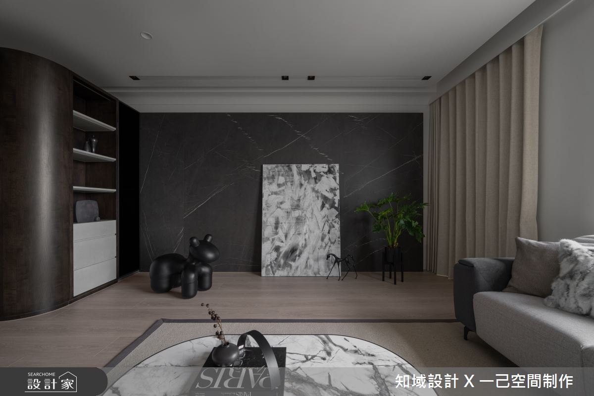 25坪新成屋(5年以下)＿現代風客廳案例圖片＿知域設計 X 一己空間制作＿一己_玹之6