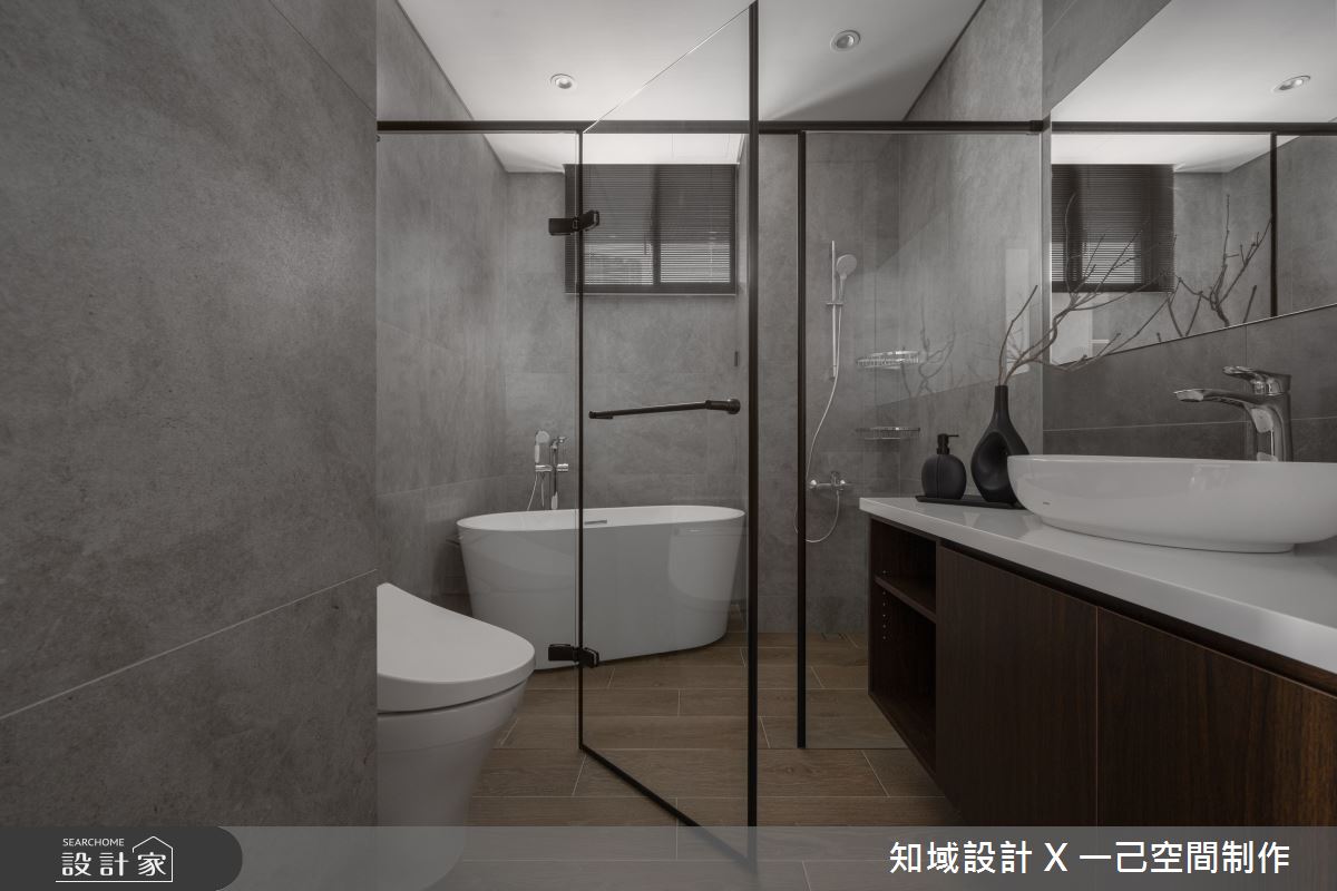 25坪新成屋(5年以下)＿現代風浴室案例圖片＿知域設計 X 一己空間制作＿一己_玹之14