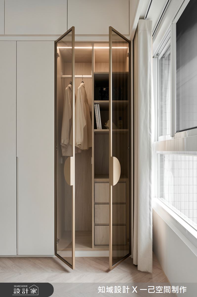 16坪中古屋(5~15年)＿混搭風臥室更衣間案例圖片＿知域設計 X 一己空間制作＿知域_琁之14