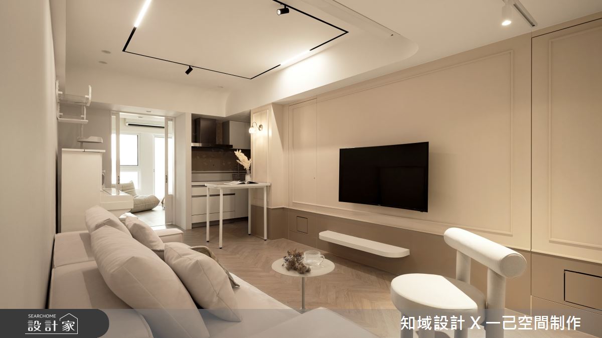 16坪中古屋(5~15年)＿混搭風客廳餐廳廚房案例圖片＿知域設計 X 一己空間制作＿知域_琁之8