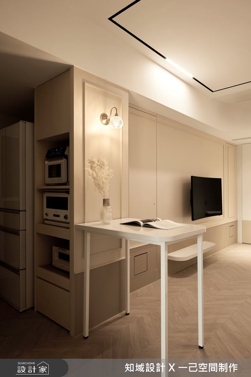 16坪中古屋(5~15年)＿混搭風客廳餐廳廚房案例圖片＿知域設計 X 一己空間制作＿知域_琁之9