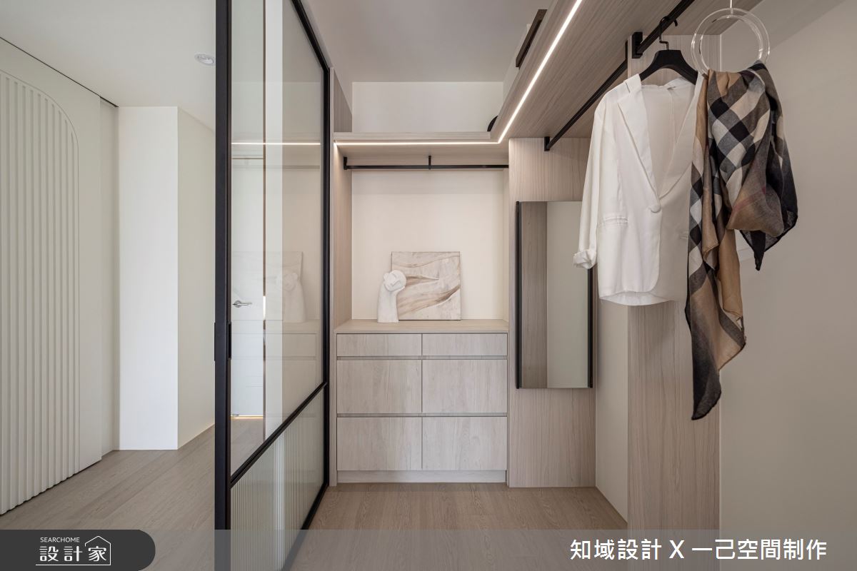 新古屋(10年以下)＿北歐風更衣間案例圖片＿知域設計 X 一己空間制作＿知域_姝之25